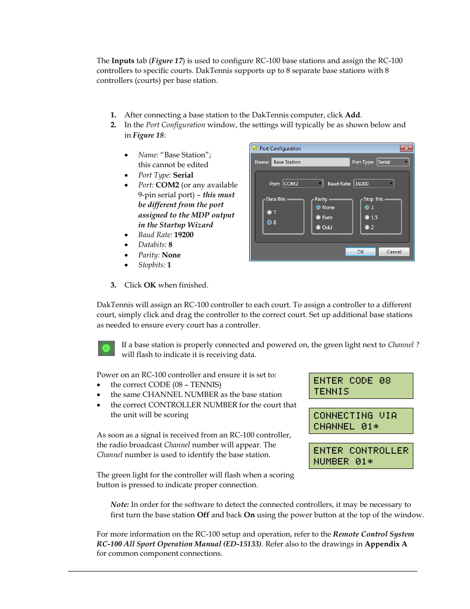 Adding base stations | Daktronics DakTennis Version 3 User Manual | Page 19 / 34
