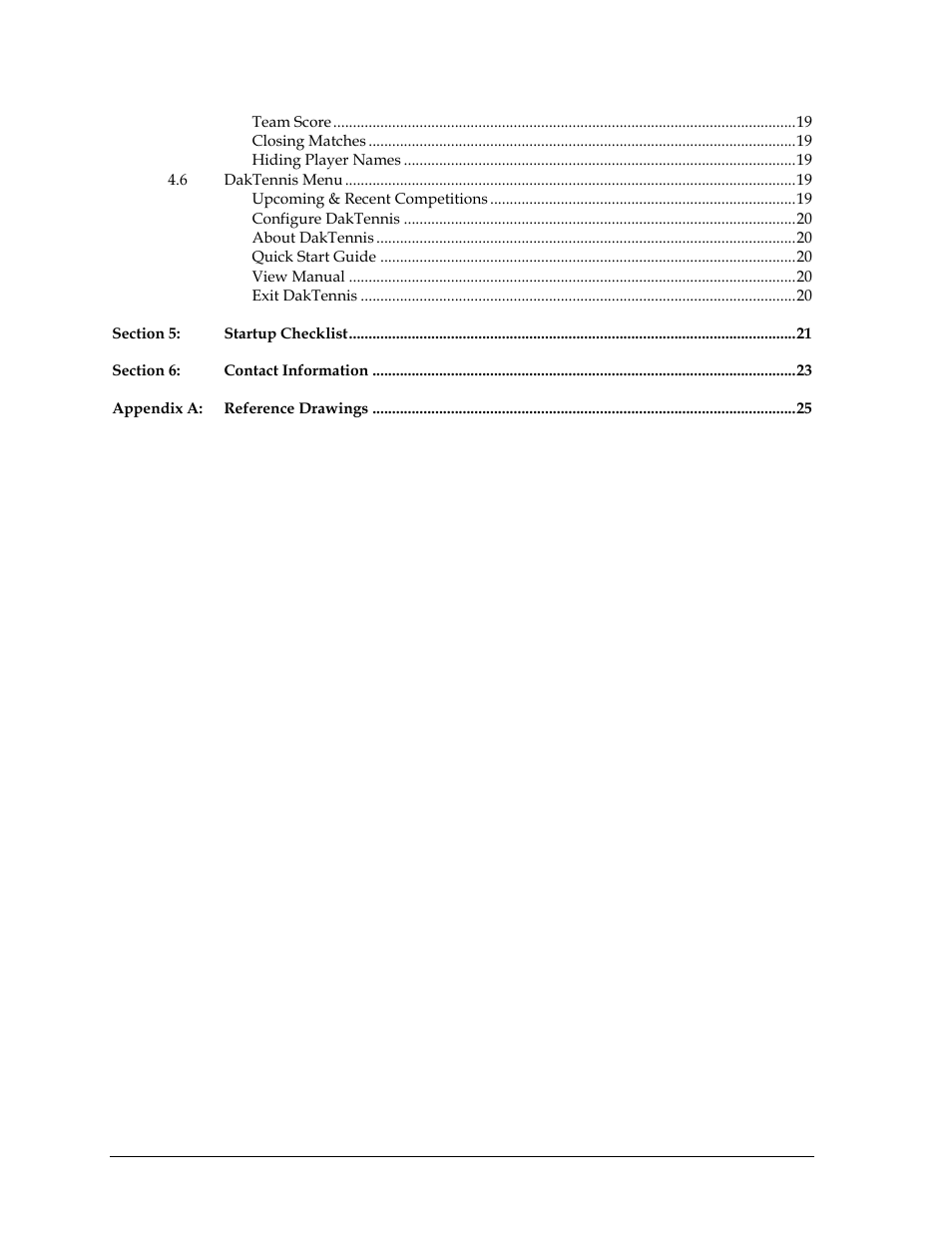 Daktronics DakTennis Version 3 User Manual | Page 4 / 34