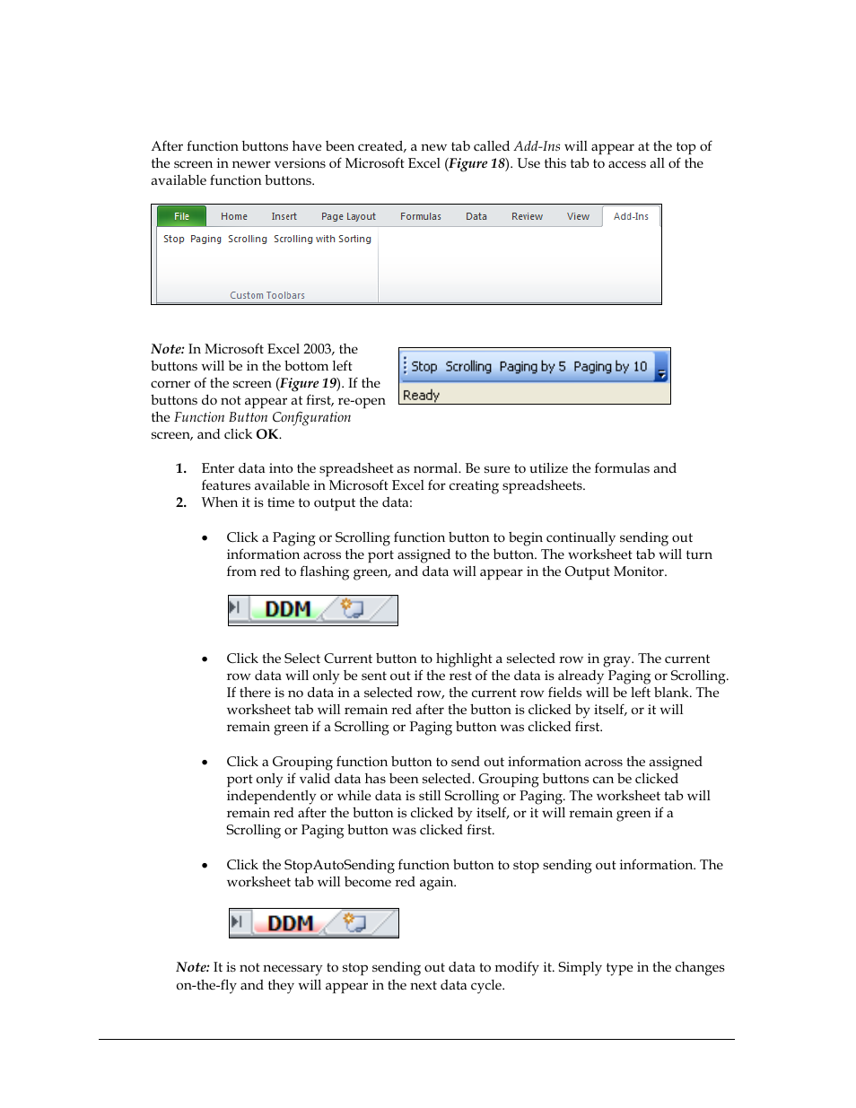 3 outputting data, Outputting data | Daktronics Data Manager (DDM) User Manual | Page 22 / 34