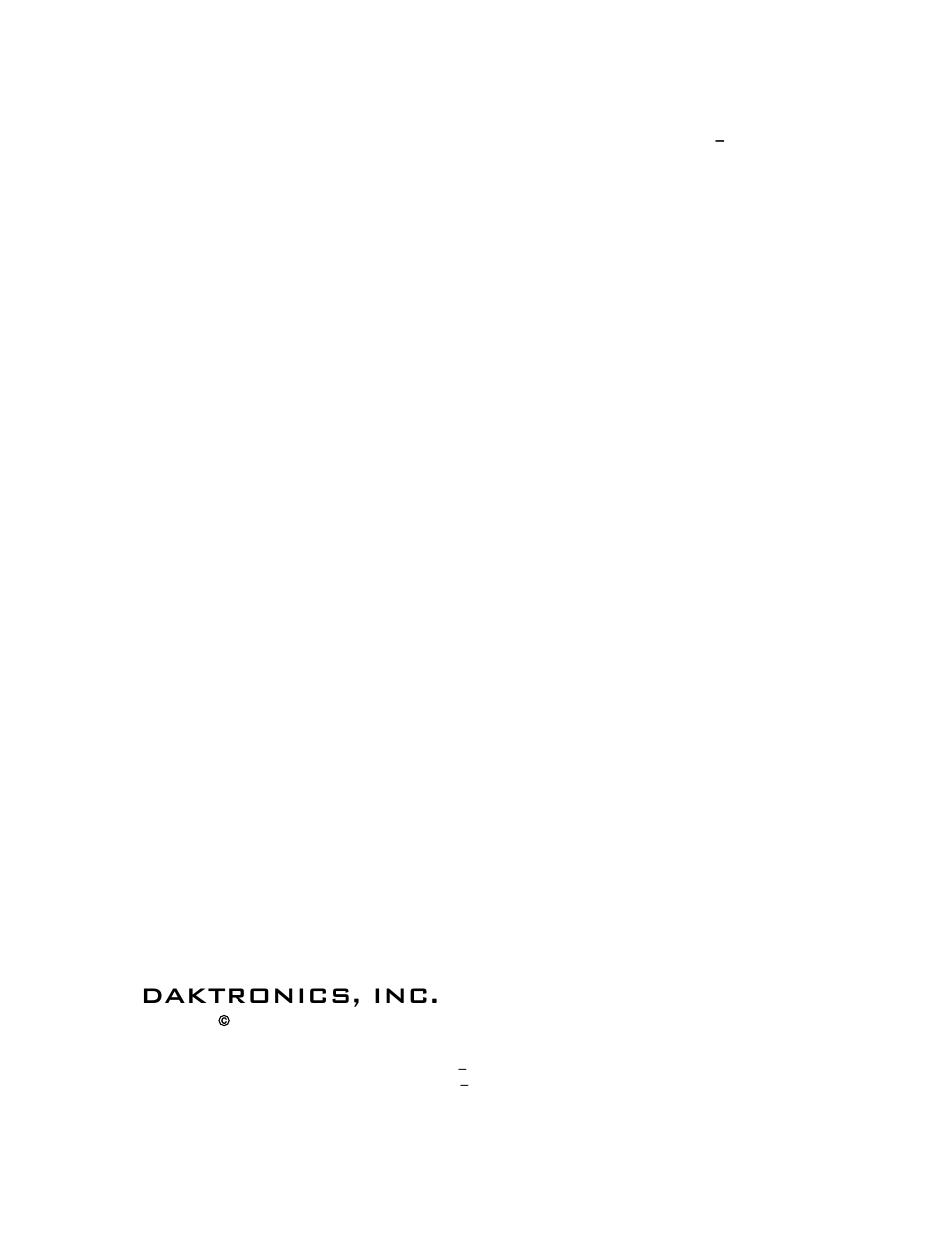 Daktronics, inc | Daktronics Data Manager (DDM) User Manual | Page 3 / 34