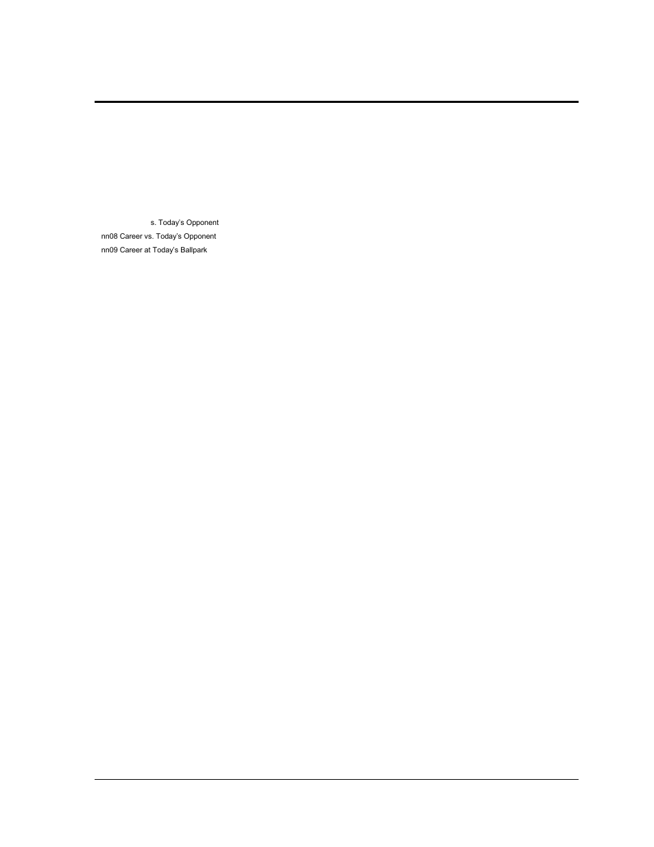 Appendix c: elias ingame cheat sheet, Appendix c, Elias ingame cheat sheet | Elias ingame cheat sheet 21 | Daktronics GameDay Baseball User Manual | Page 27 / 34