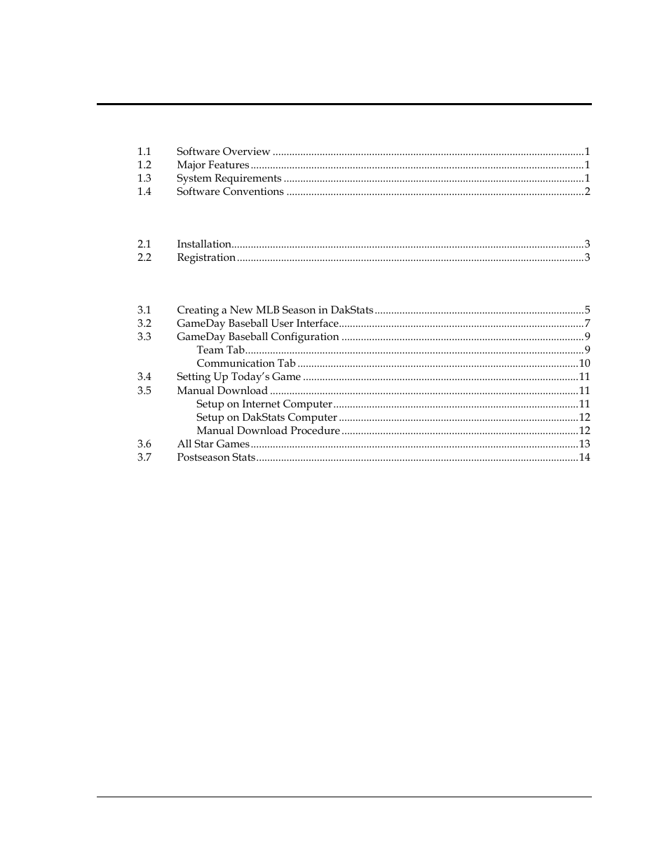 Daktronics GameDay Baseball User Manual | Page 5 / 34