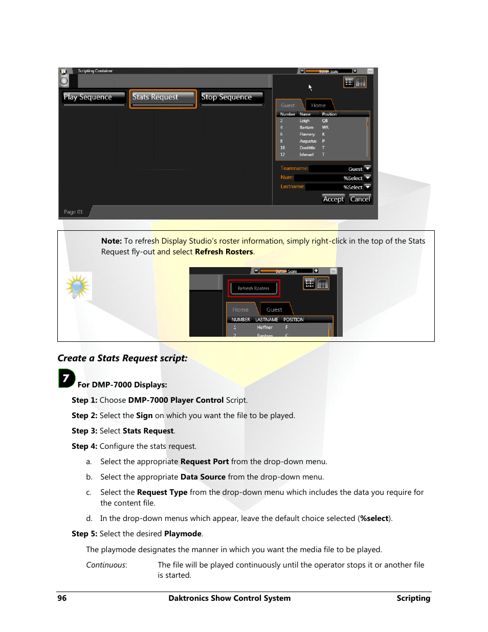 Daktronics Show Control System User Manual | Page 103 / 146