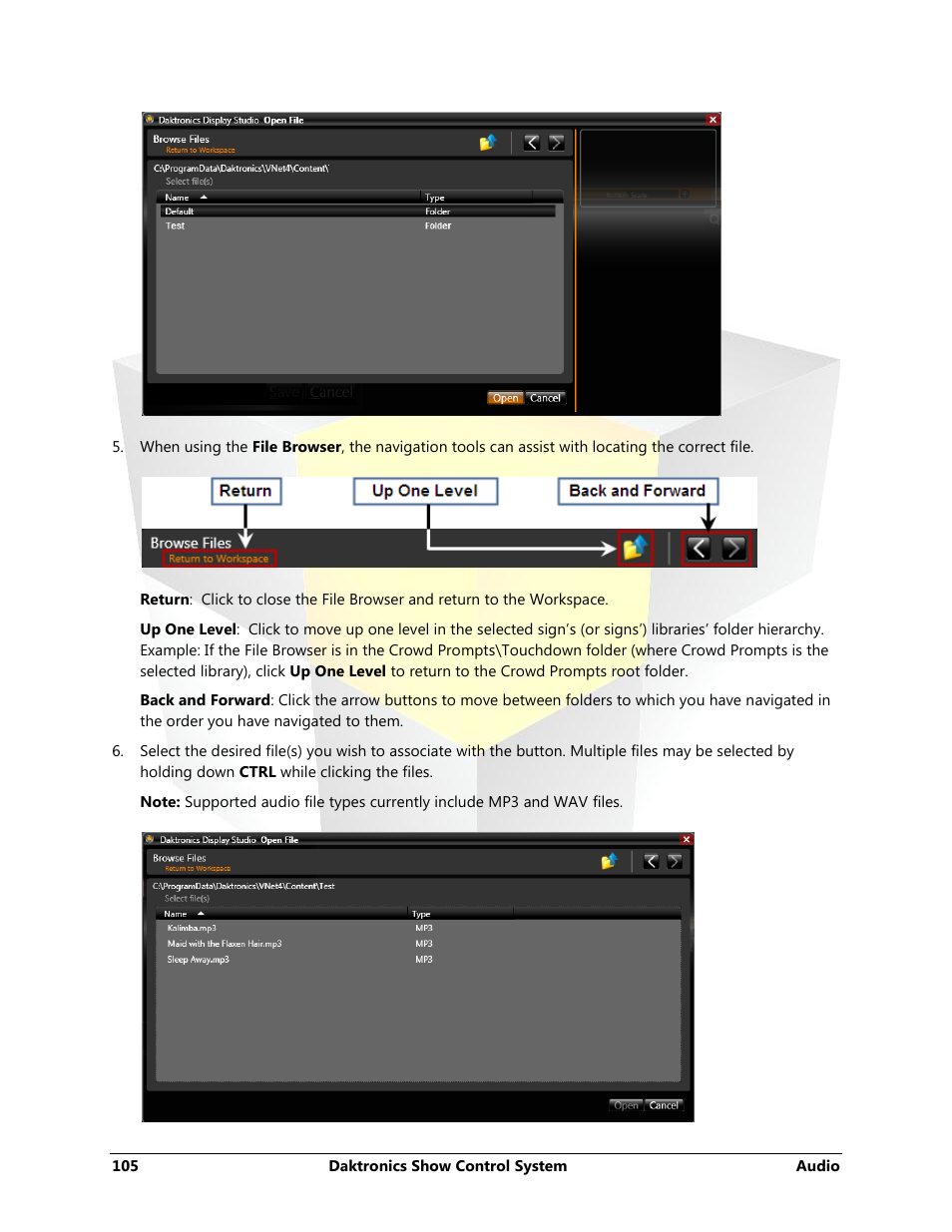 Daktronics Show Control System User Manual | Page 112 / 146