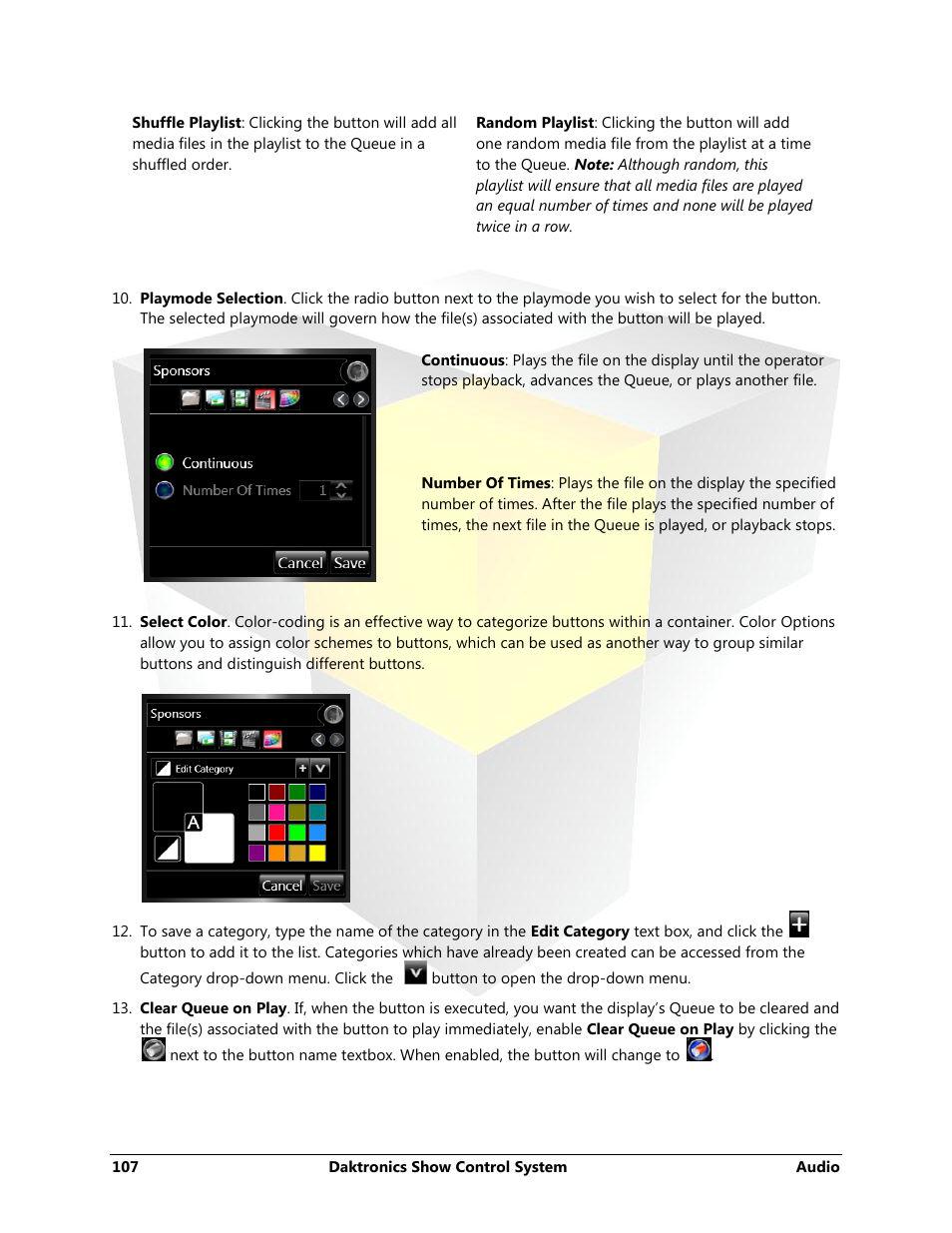 Daktronics Show Control System User Manual | Page 114 / 146