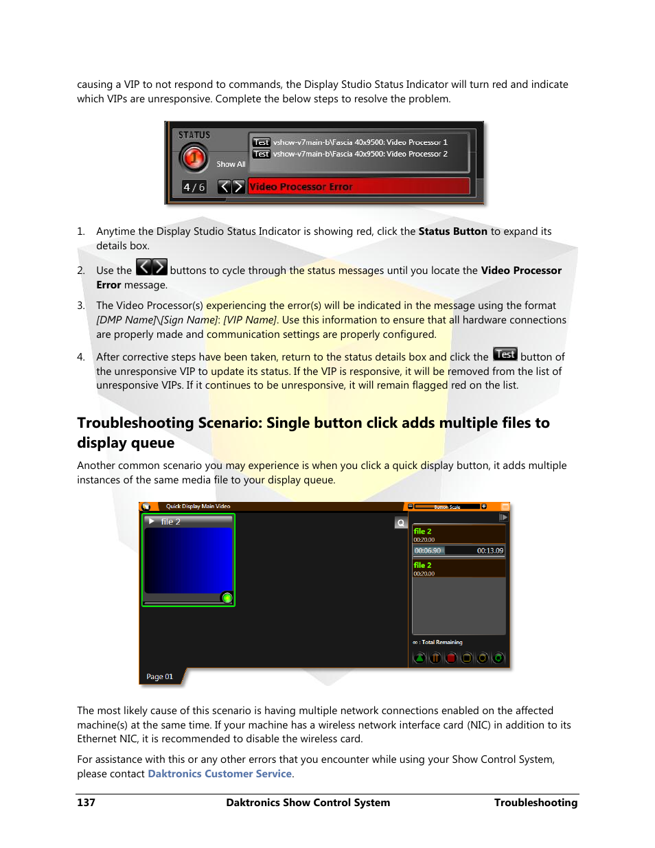 Daktronics Show Control System User Manual | Page 144 / 146