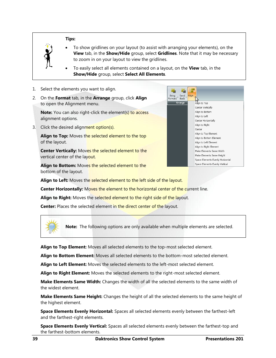Daktronics Show Control System User Manual | Page 46 / 146