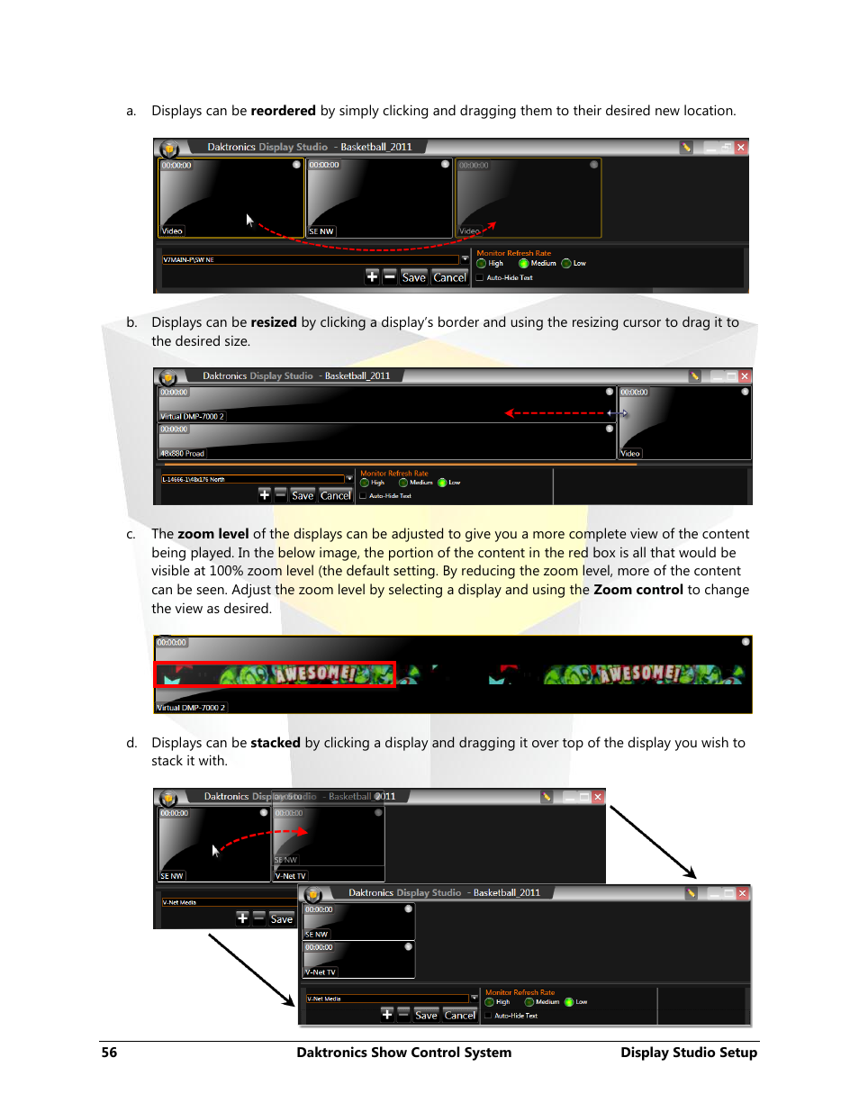 Daktronics Show Control System User Manual | Page 63 / 146