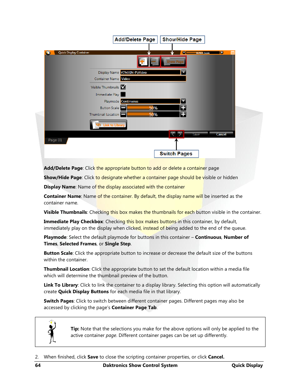 Daktronics Show Control System User Manual | Page 71 / 146