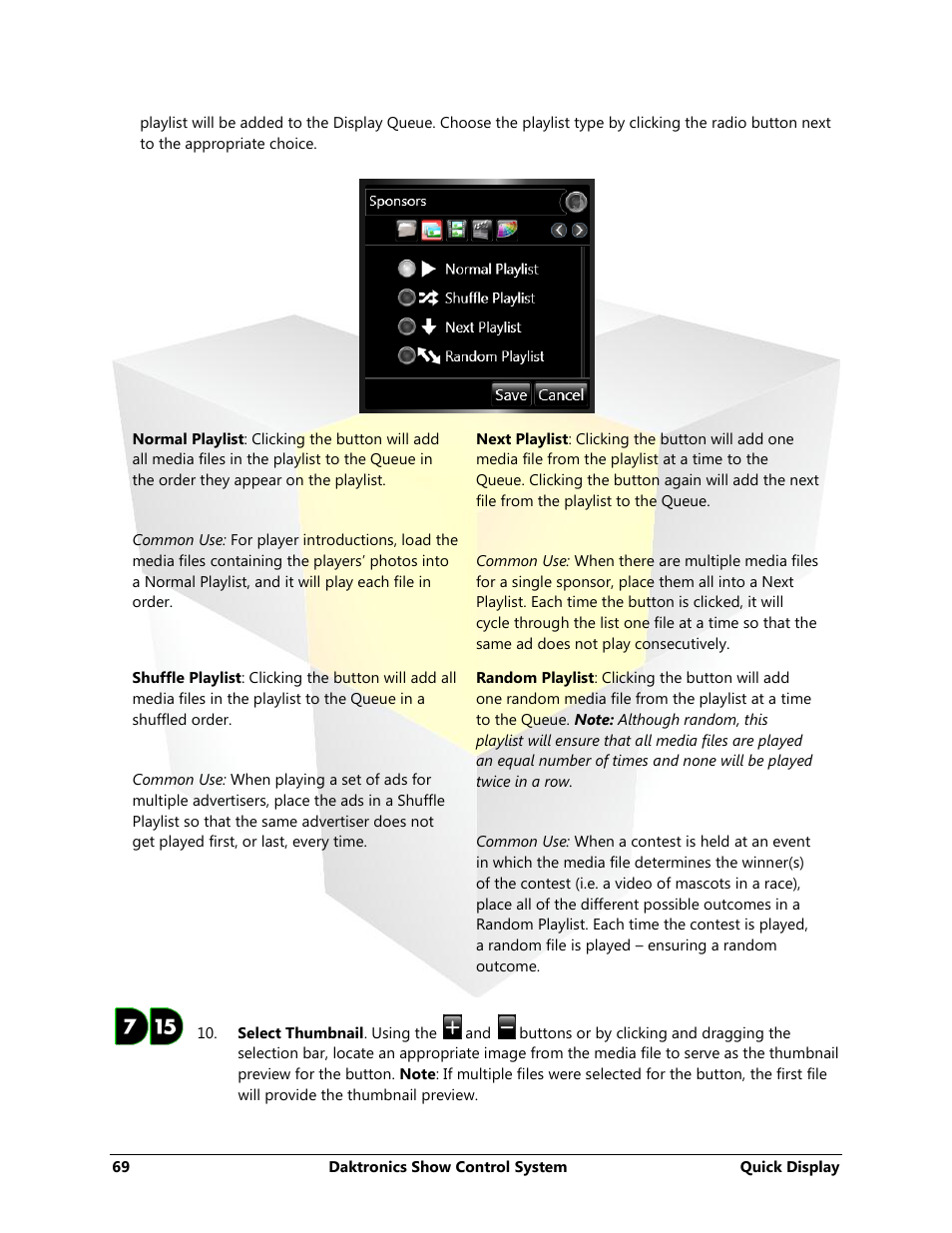 Daktronics Show Control System User Manual | Page 76 / 146