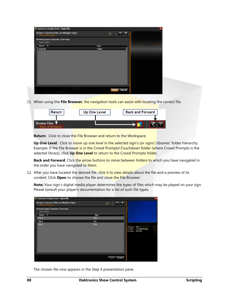 Daktronics Show Control System User Manual | Page 87 / 146