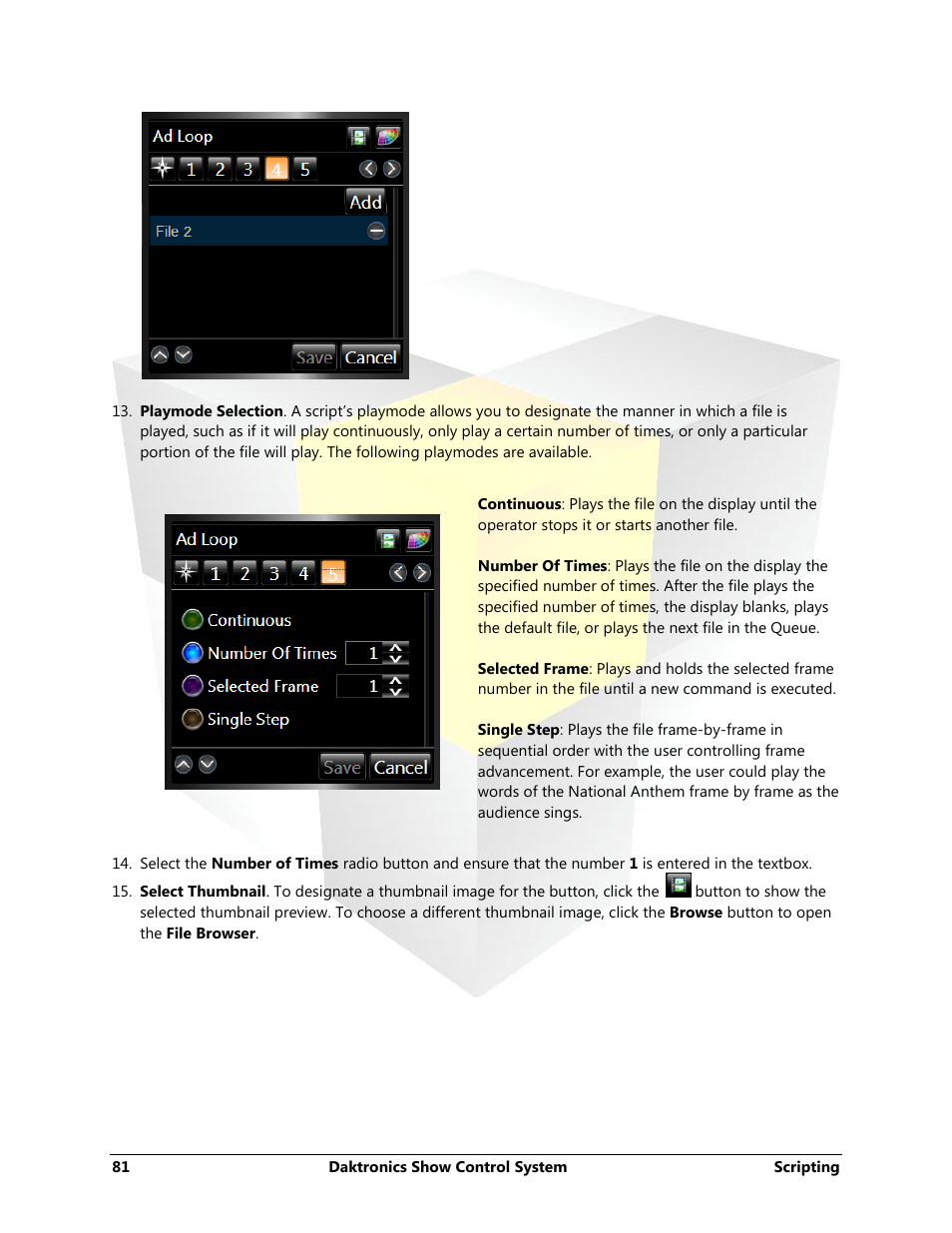 Daktronics Show Control System User Manual | Page 88 / 146