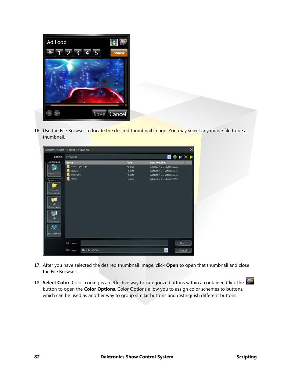 Daktronics Show Control System User Manual | Page 89 / 146