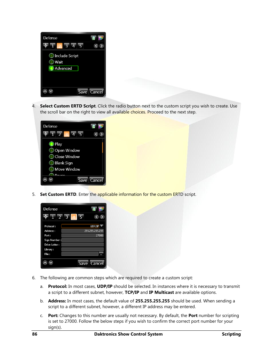 Daktronics Show Control System User Manual | Page 93 / 146