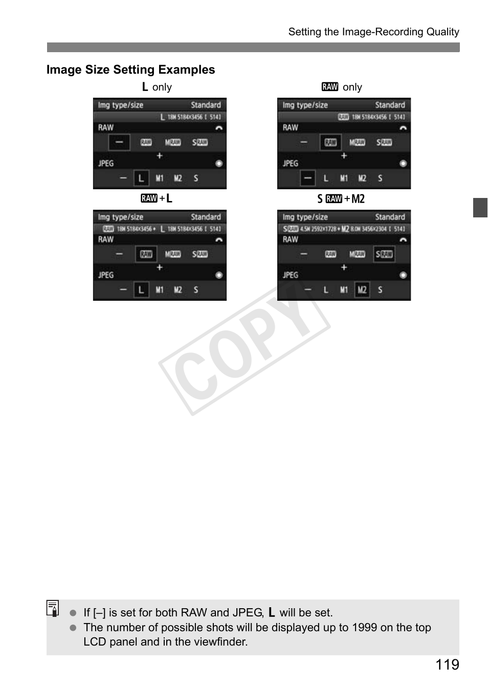 Cop y | Canon 1D X User Manual | Page 119 / 420