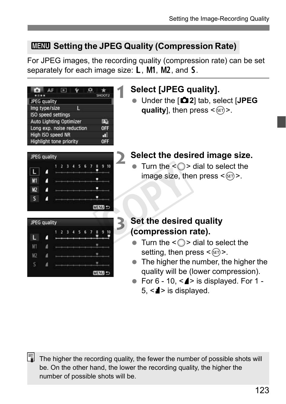P.123, Cop y | Canon 1D X User Manual | Page 123 / 420