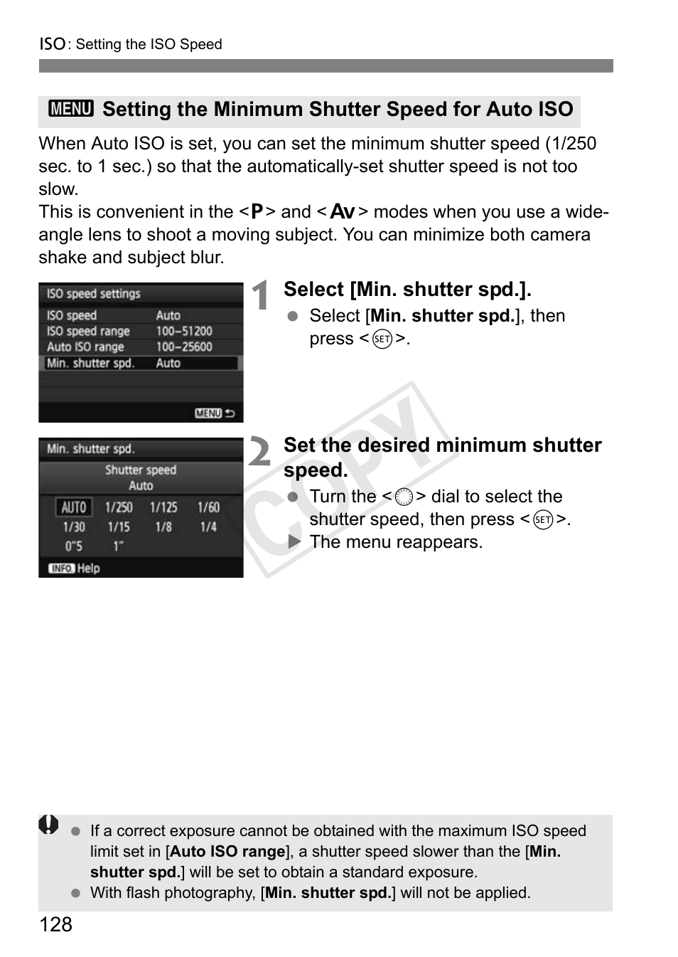 Cop y | Canon 1D X User Manual | Page 128 / 420