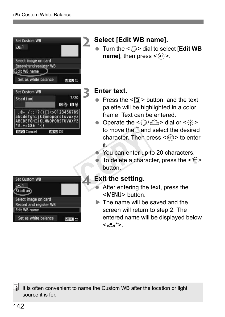 Cop y | Canon 1D X User Manual | Page 142 / 420