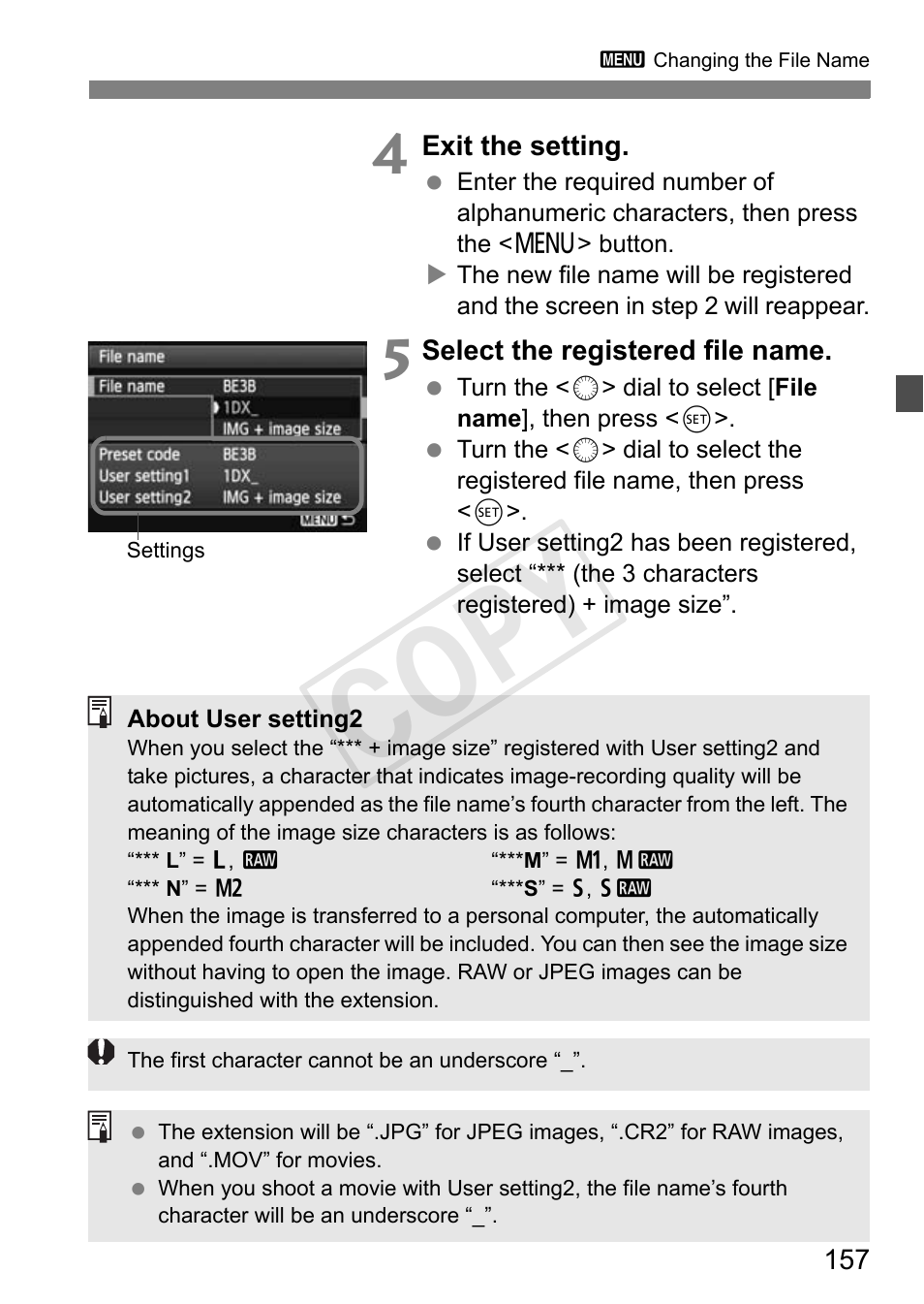 Cop y | Canon 1D X User Manual | Page 157 / 420