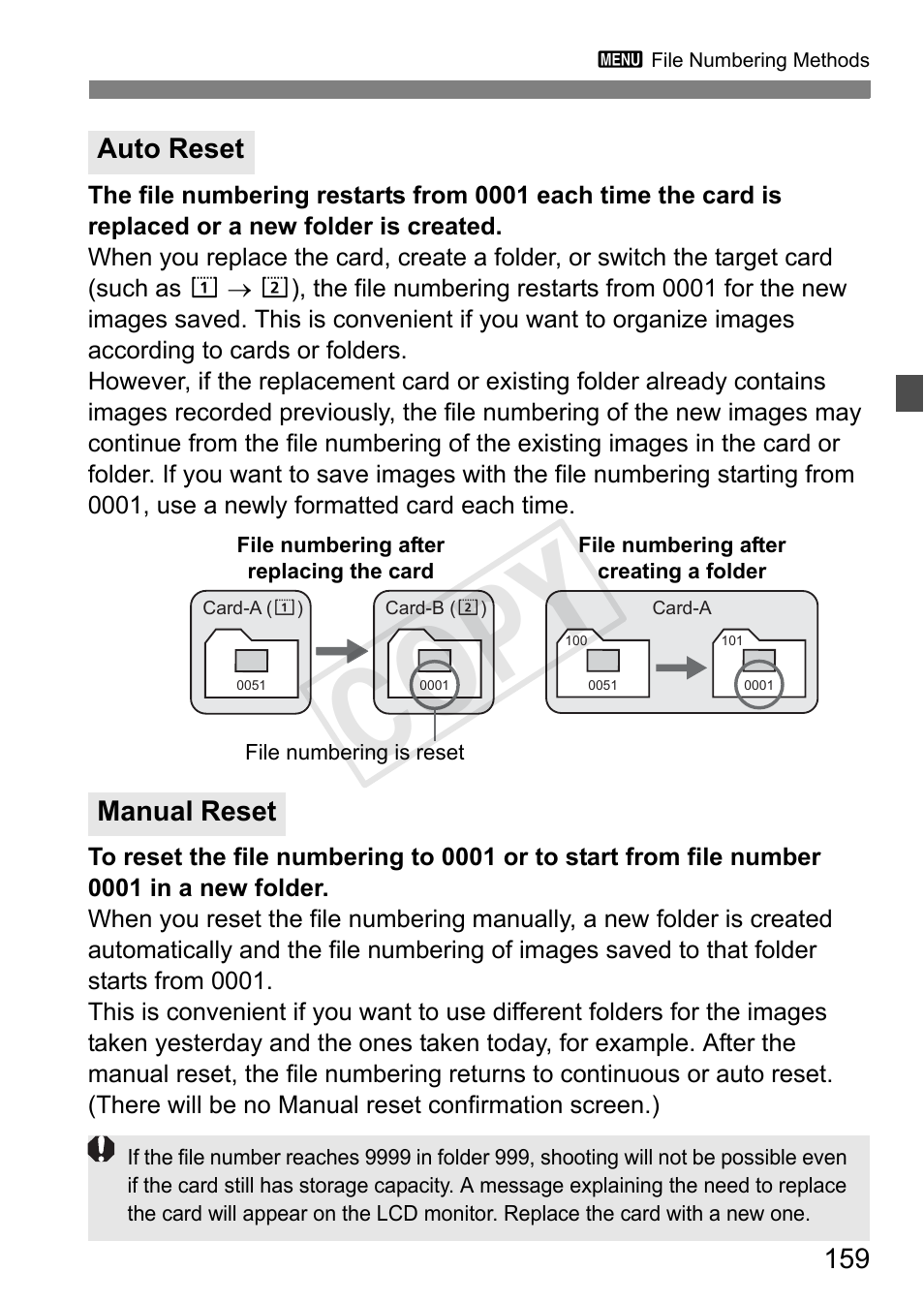 Cop y | Canon 1D X User Manual | Page 159 / 420