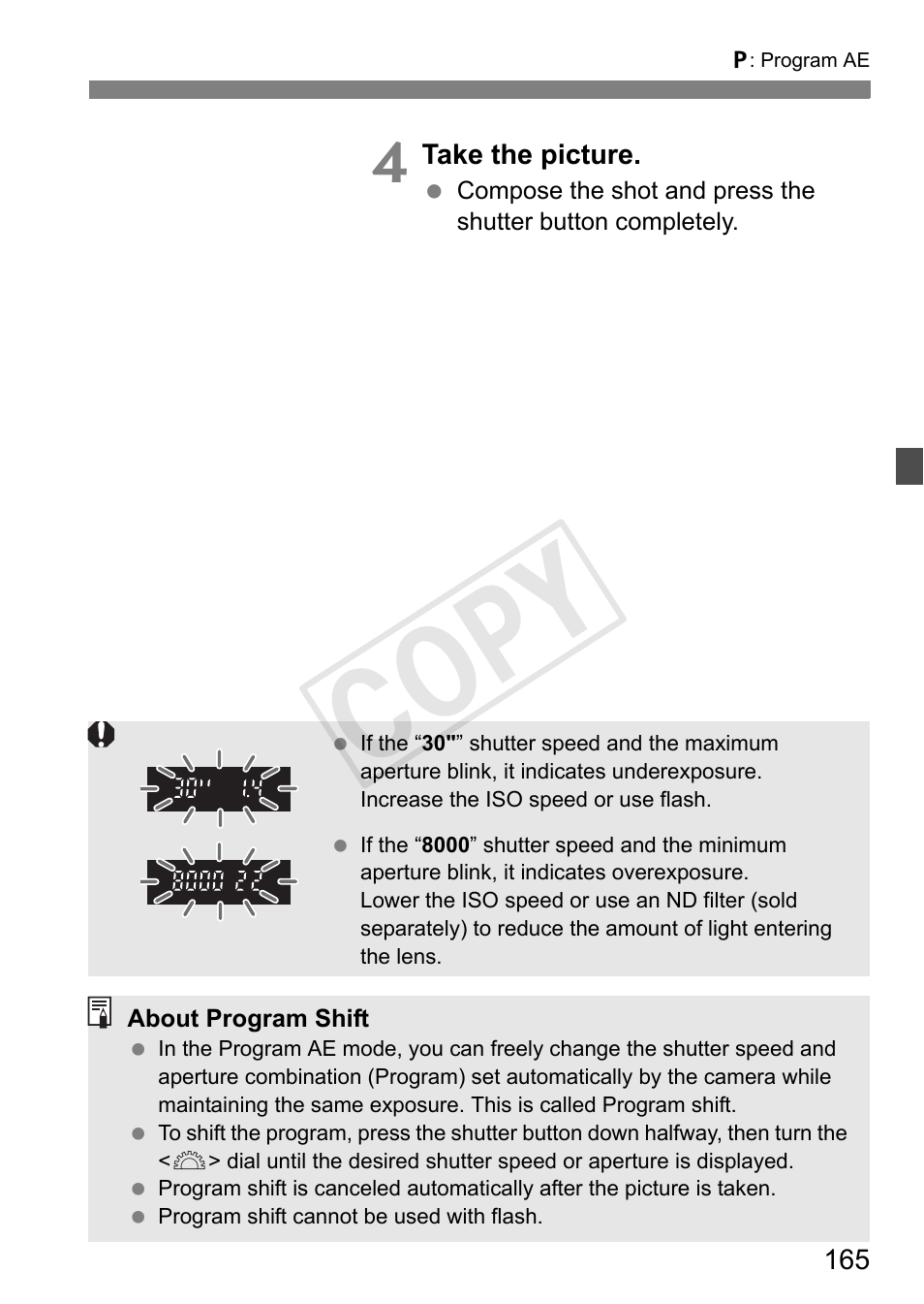Cop y | Canon 1D X User Manual | Page 165 / 420