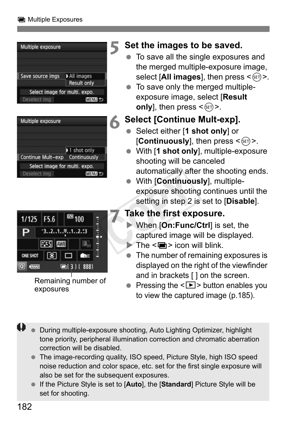 Cop y | Canon 1D X User Manual | Page 182 / 420