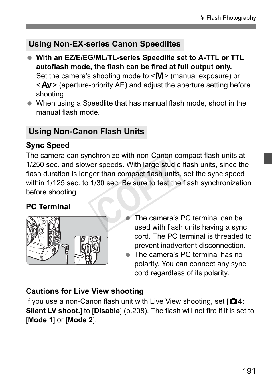 Cop y | Canon 1D X User Manual | Page 191 / 420