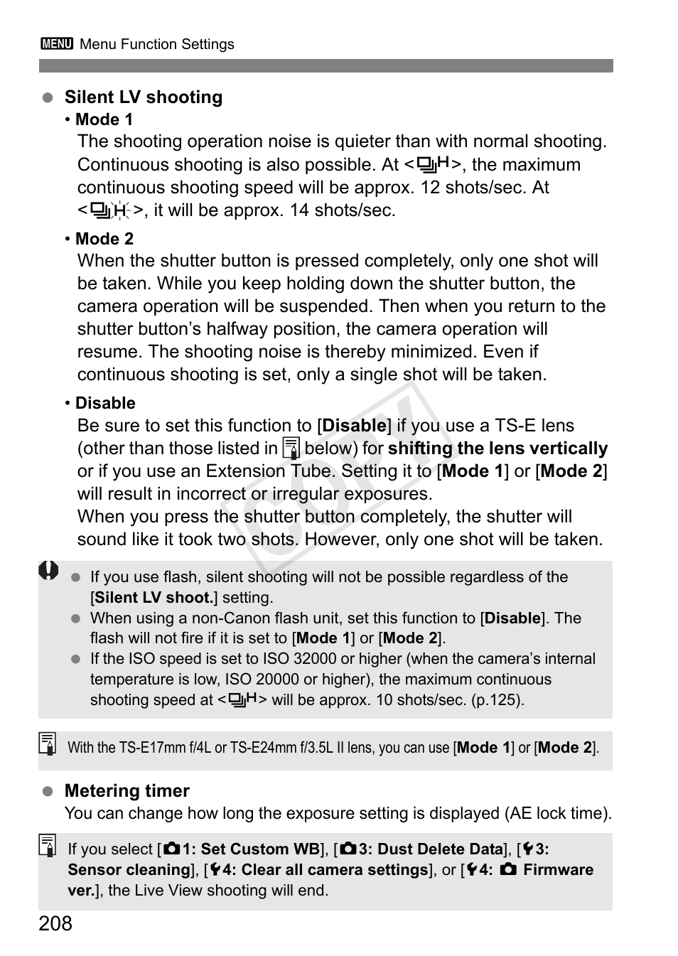Cop y | Canon 1D X User Manual | Page 208 / 420