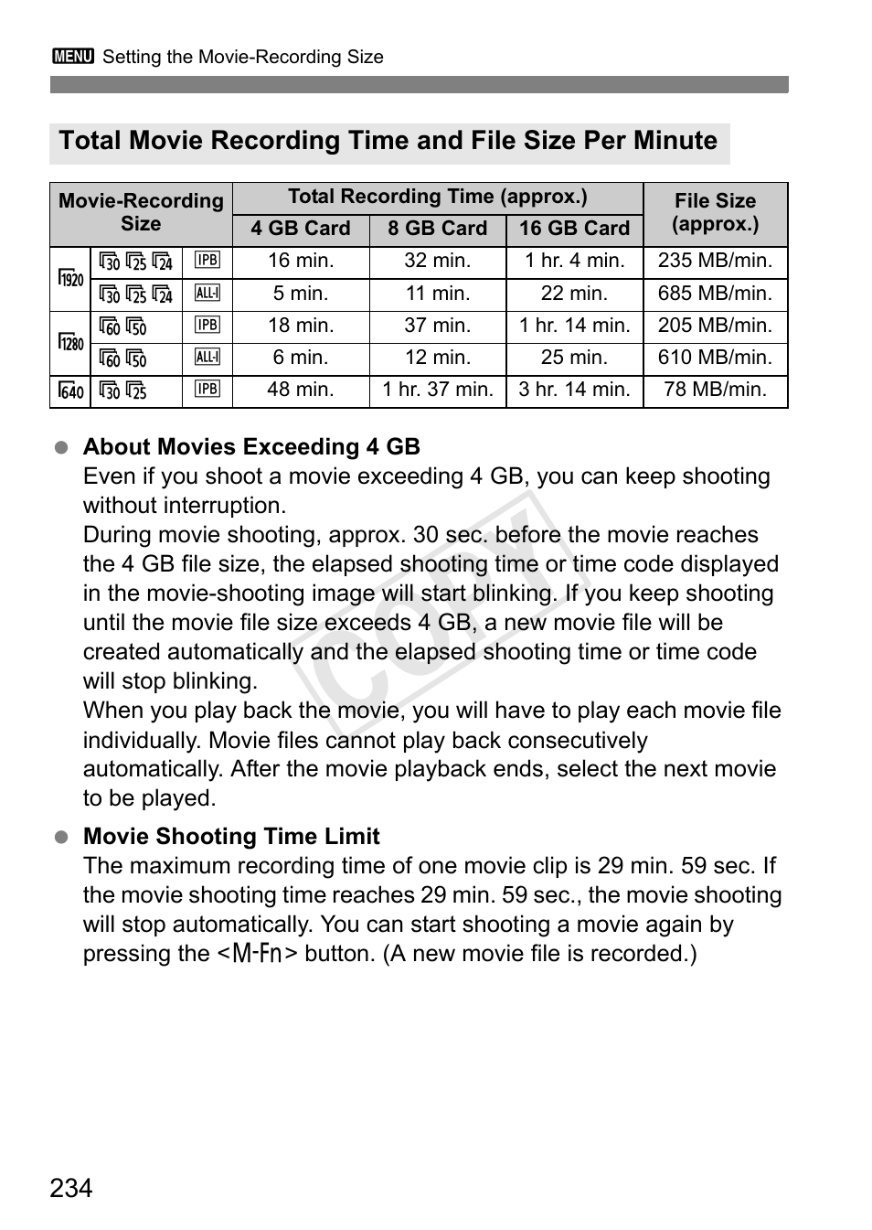 Cop y | Canon 1D X User Manual | Page 234 / 420