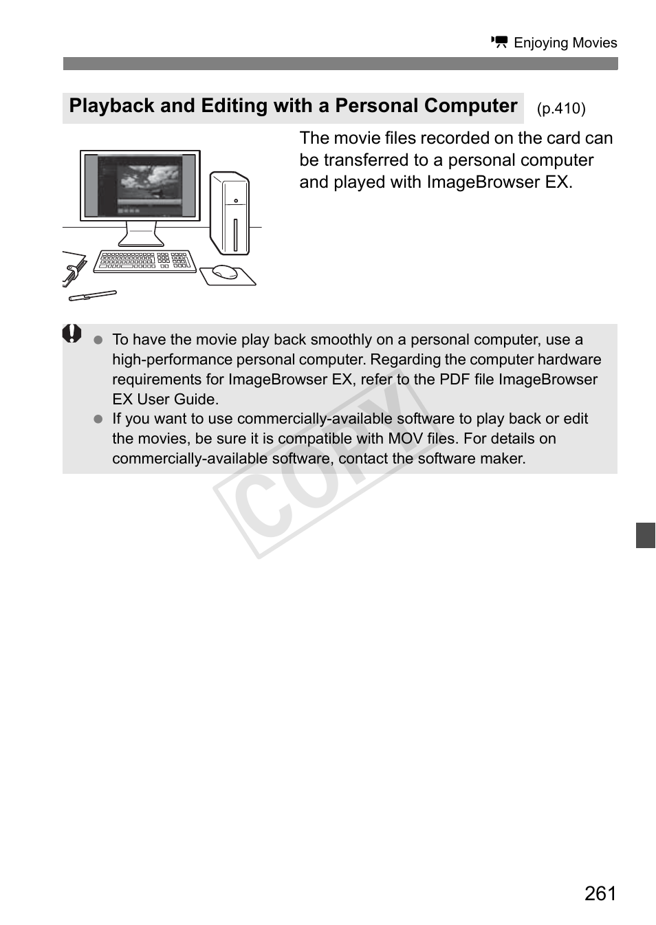 Cop y | Canon 1D X User Manual | Page 261 / 420