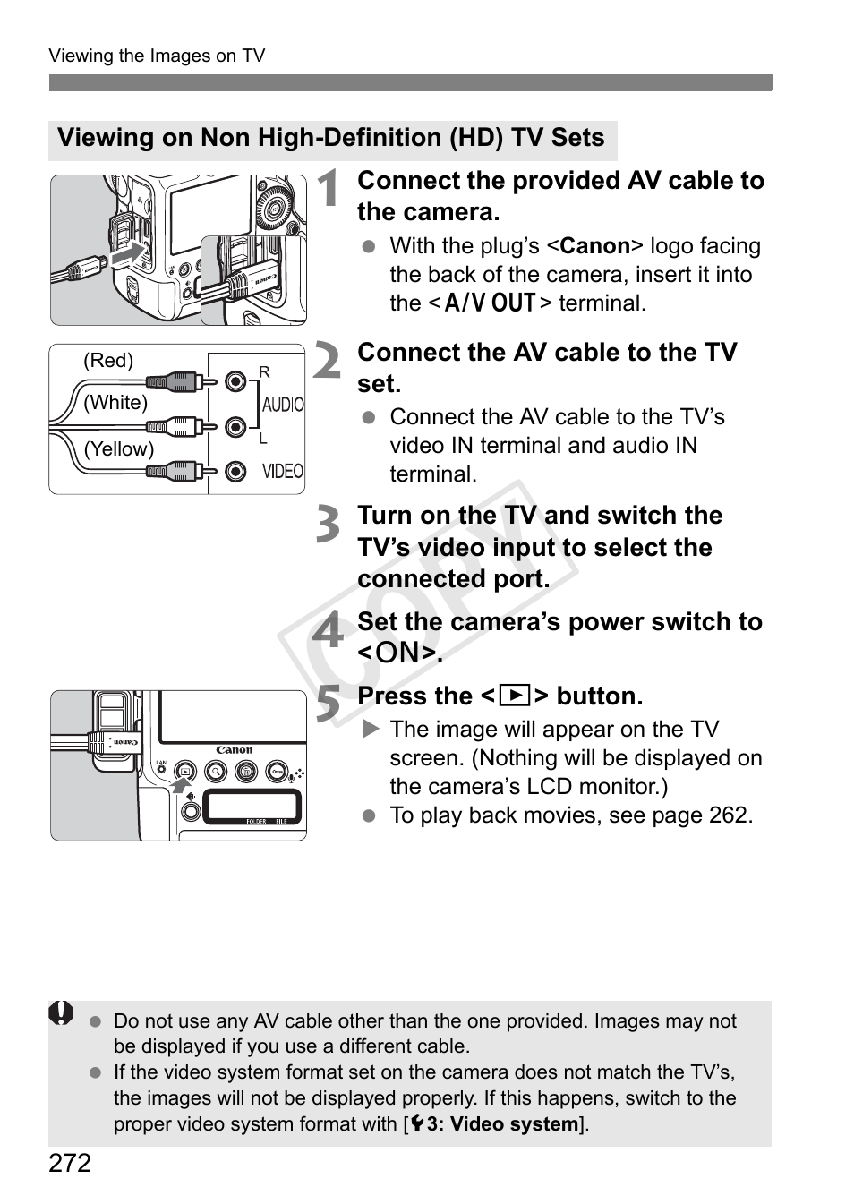 Cop y | Canon 1D X User Manual | Page 272 / 420