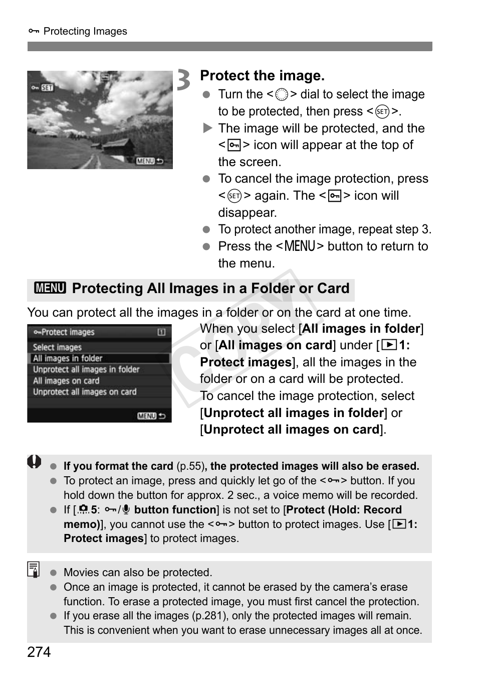 Cop y | Canon 1D X User Manual | Page 274 / 420