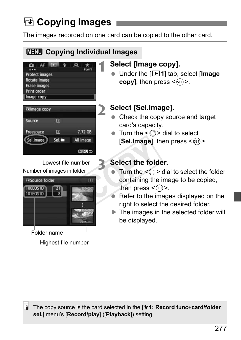 A copying images, P.277, Cop y | Canon 1D X User Manual | Page 277 / 420