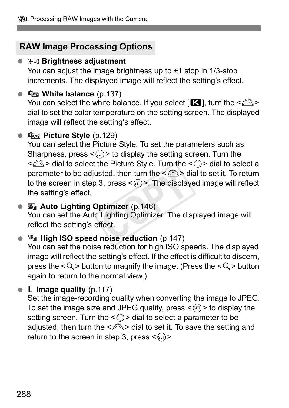 Cop y | Canon 1D X User Manual | Page 288 / 420