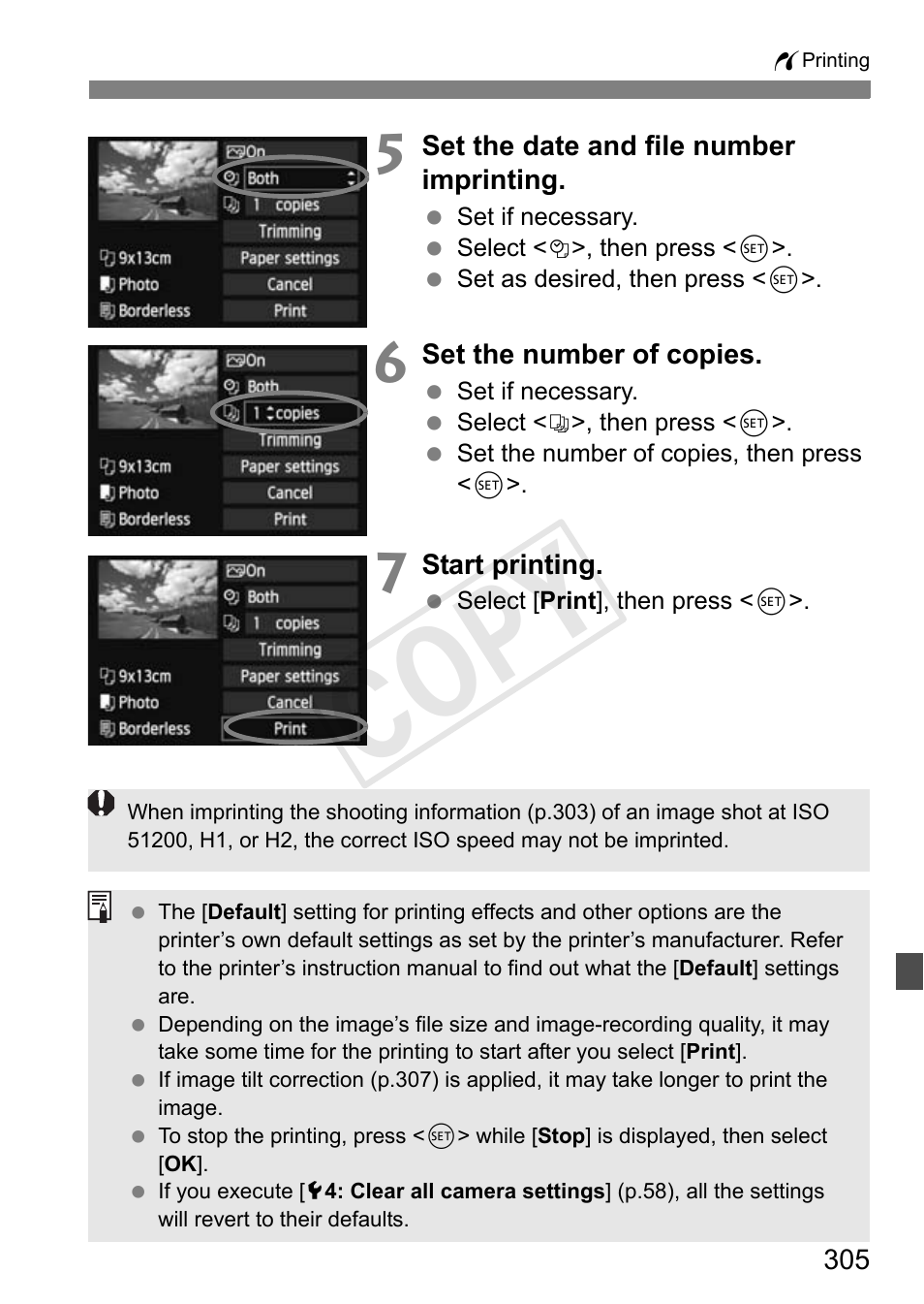 Cop y | Canon 1D X User Manual | Page 305 / 420