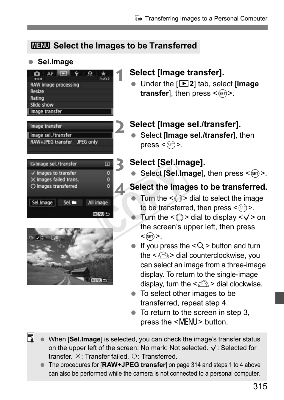 Cop y | Canon 1D X User Manual | Page 315 / 420
