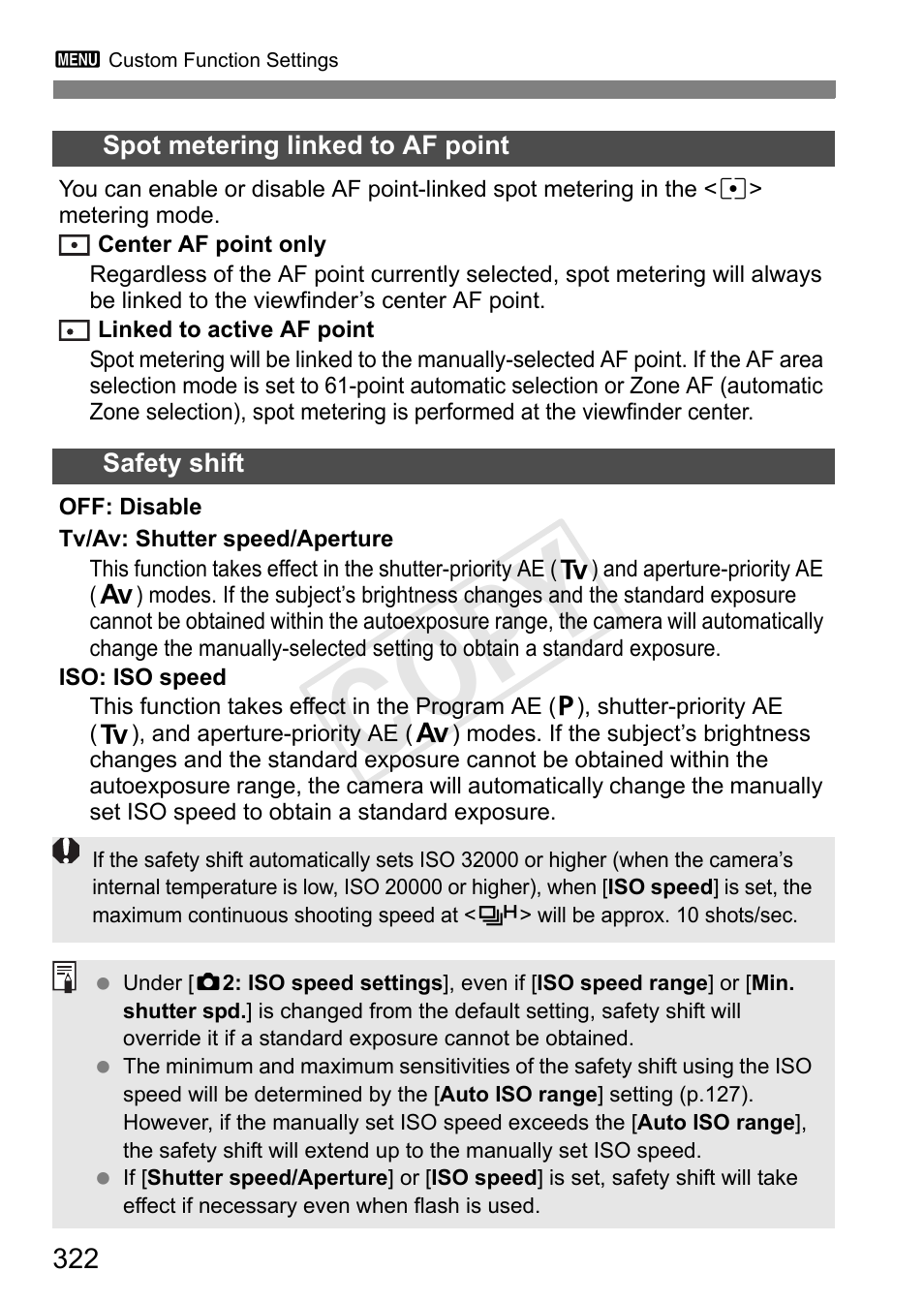 P.322, Cop y | Canon 1D X User Manual | Page 322 / 420