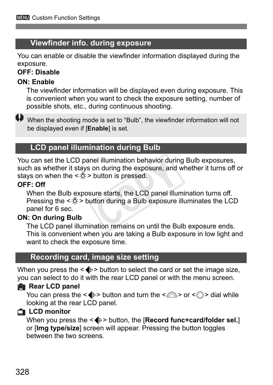 Cop y | Canon 1D X User Manual | Page 328 / 420