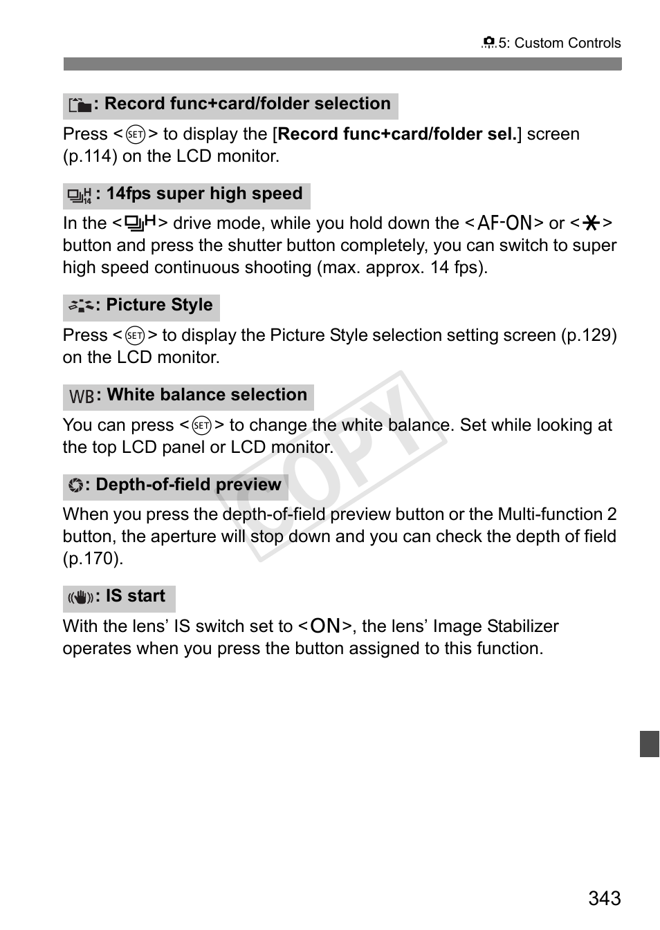 Cop y | Canon 1D X User Manual | Page 343 / 420