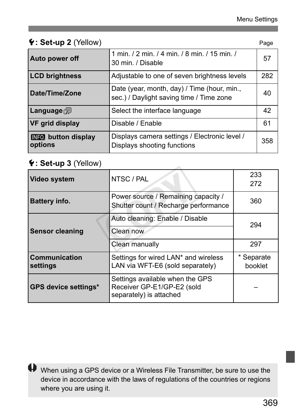 Cop y | Canon 1D X User Manual | Page 369 / 420