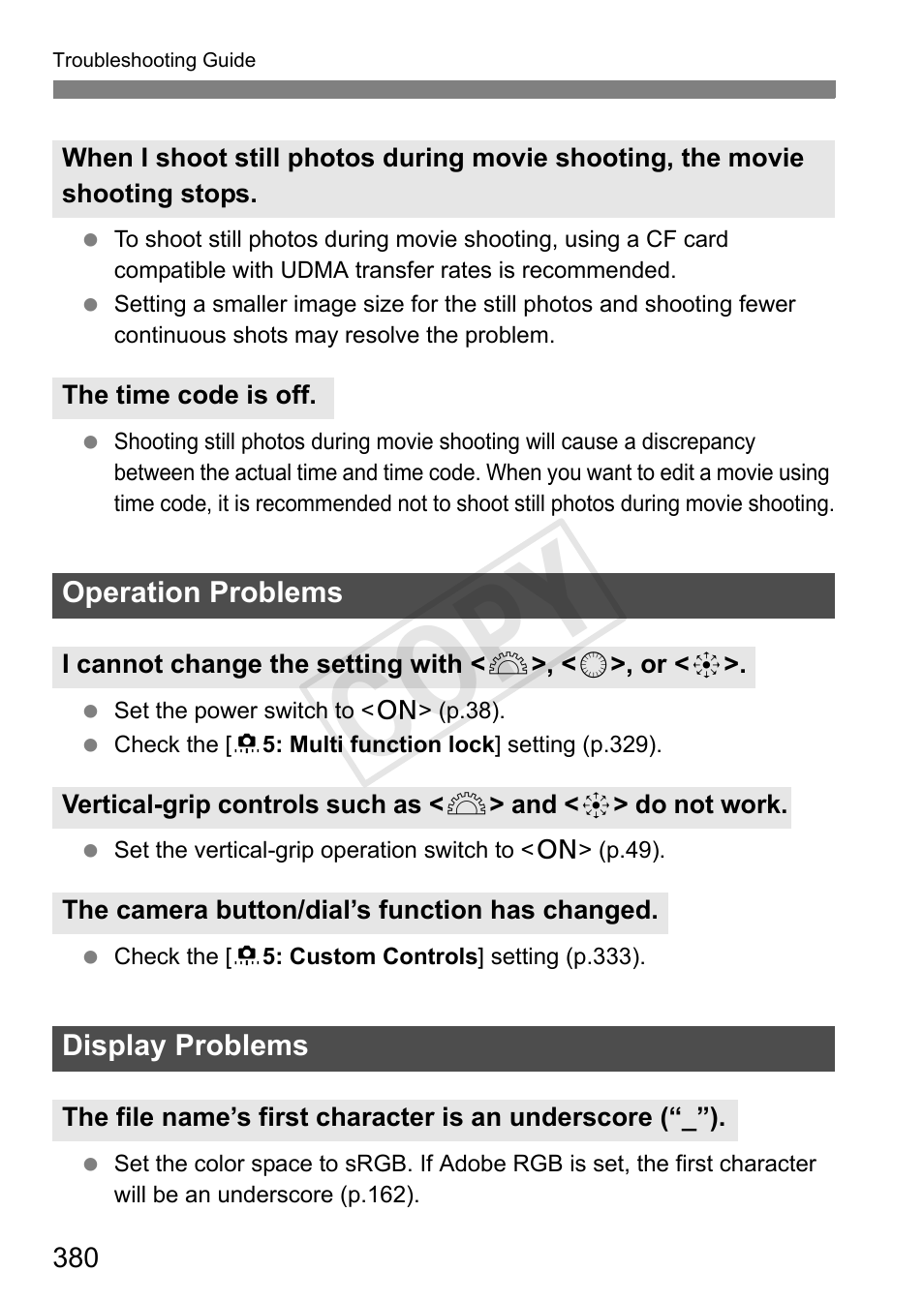 Cop y | Canon 1D X User Manual | Page 380 / 420