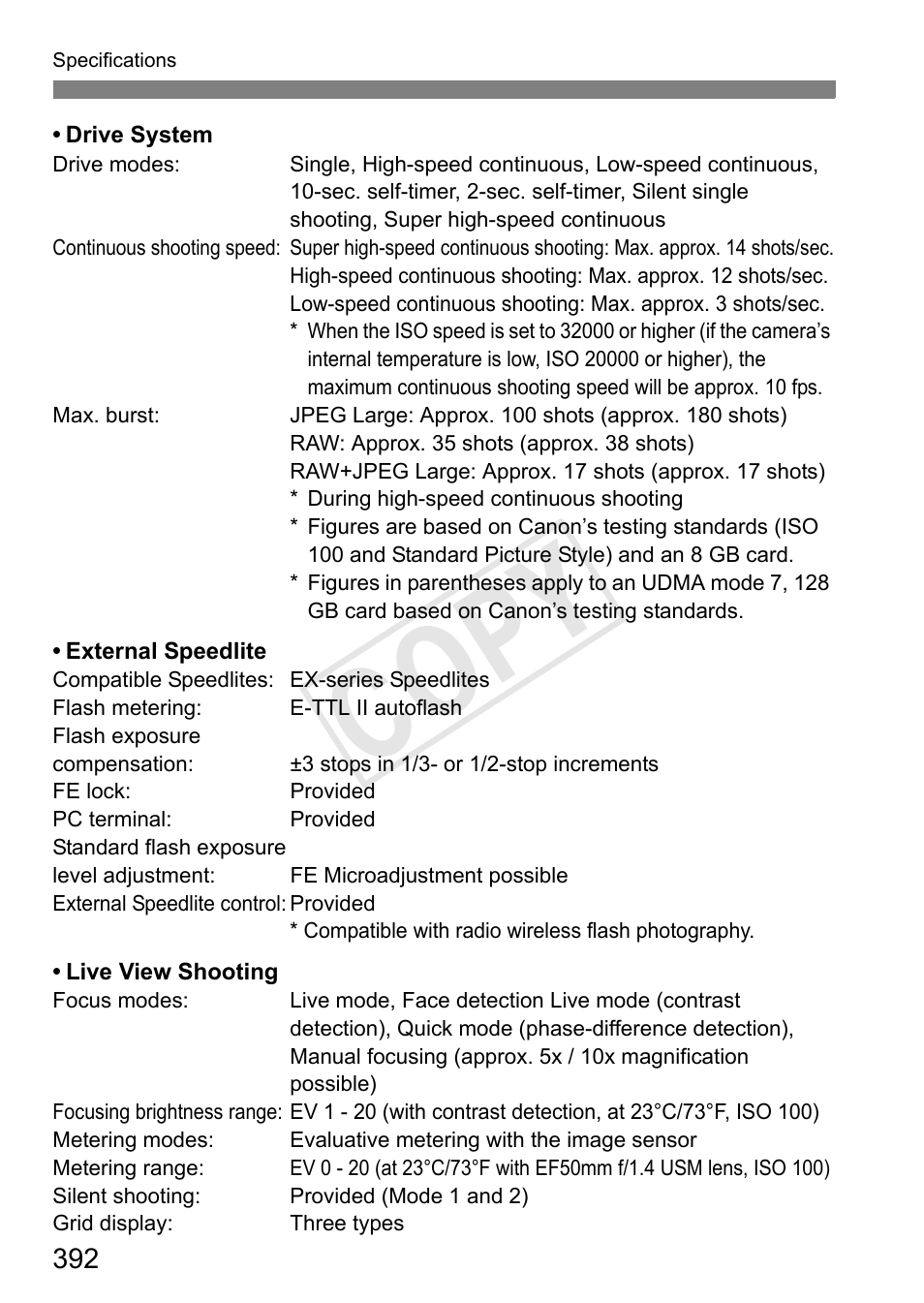 Cop y | Canon 1D X User Manual | Page 392 / 420