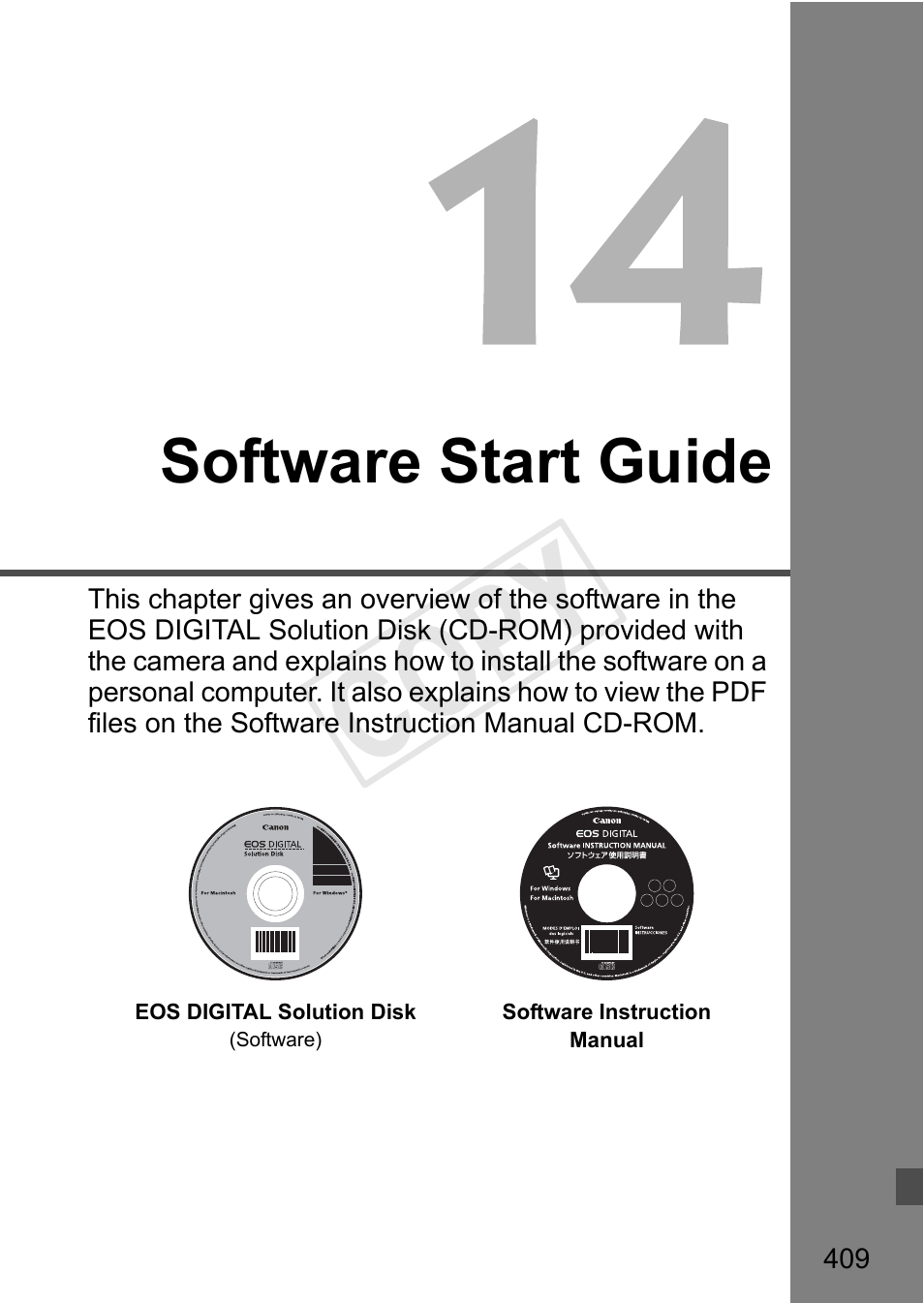 Software start guide, Cop y | Canon 1D X User Manual | Page 409 / 420