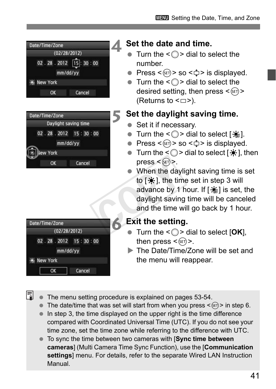 Cop y | Canon 1D X User Manual | Page 41 / 420