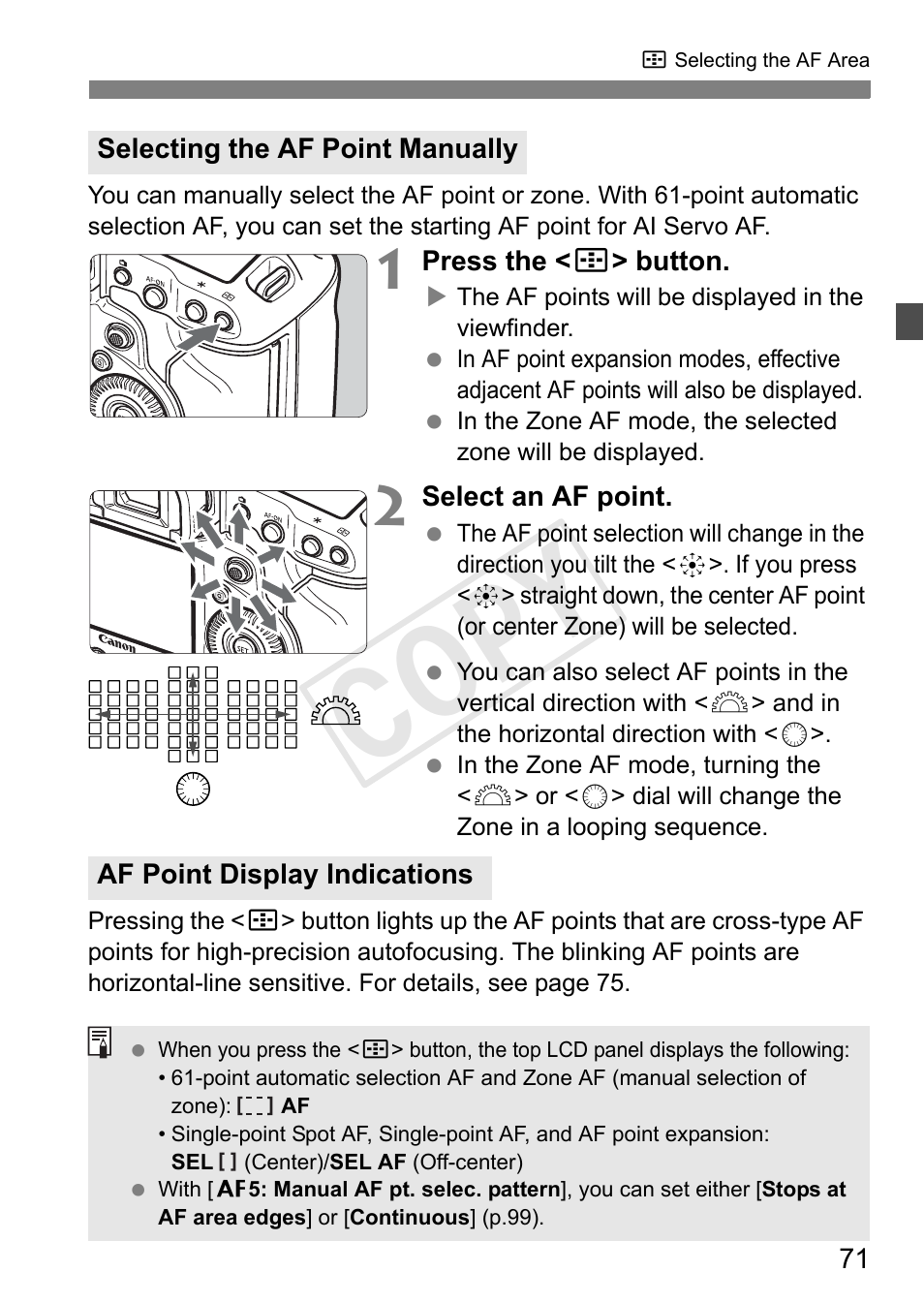 P.71, Cop y | Canon 1D X User Manual | Page 71 / 420