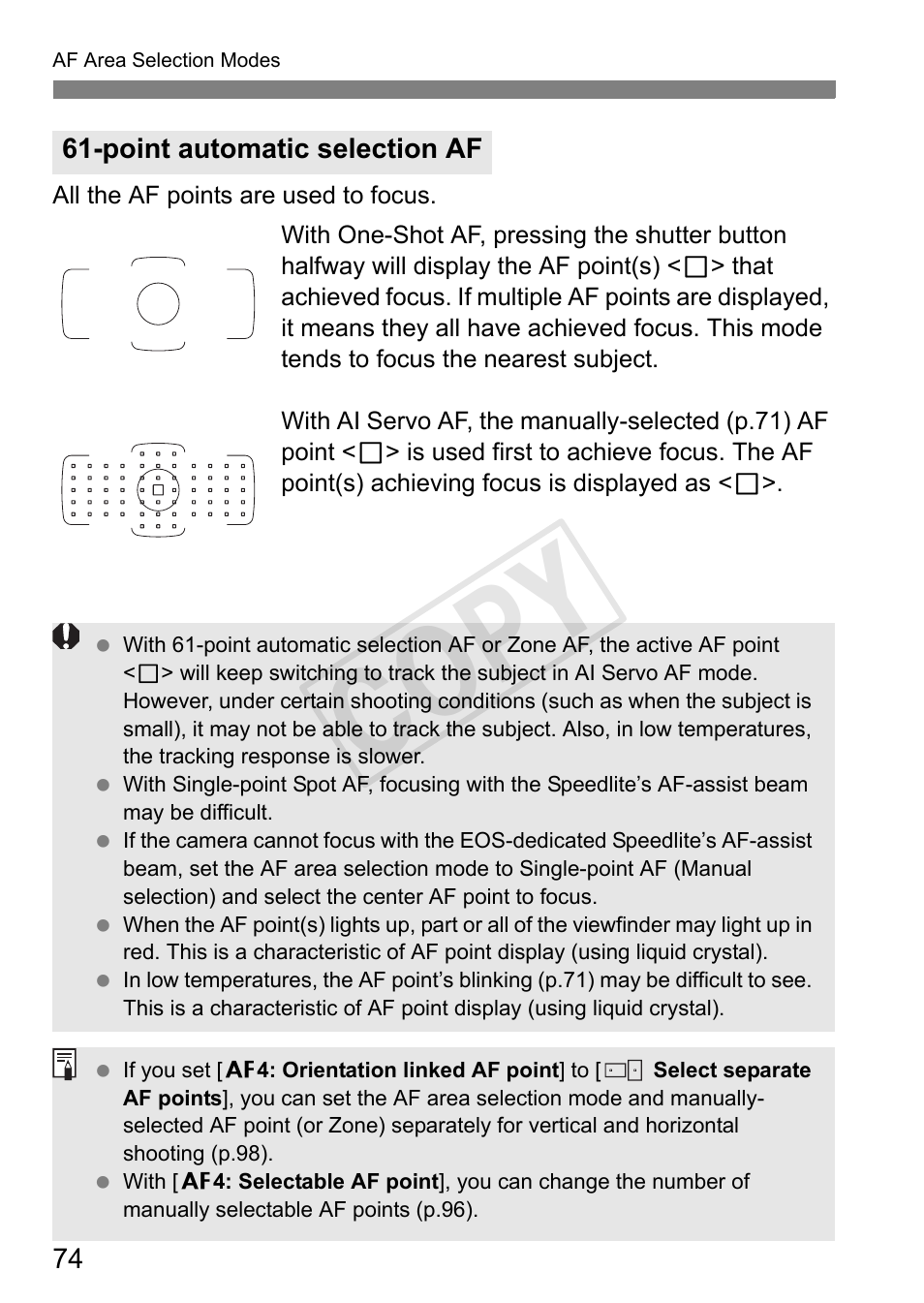 Cop y | Canon 1D X User Manual | Page 74 / 420
