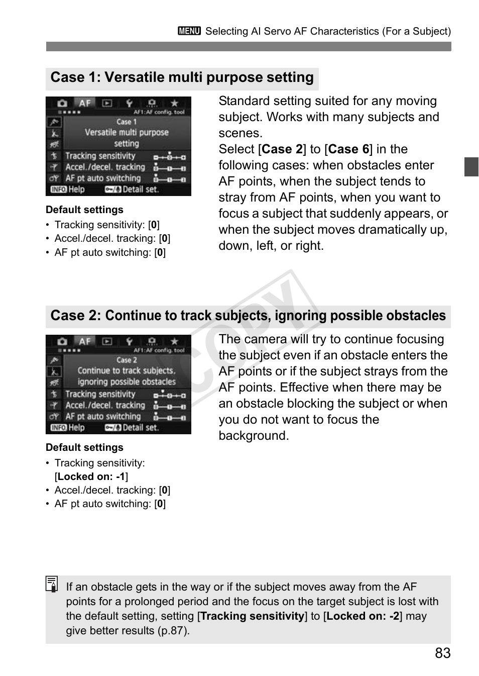 Cop y | Canon 1D X User Manual | Page 83 / 420