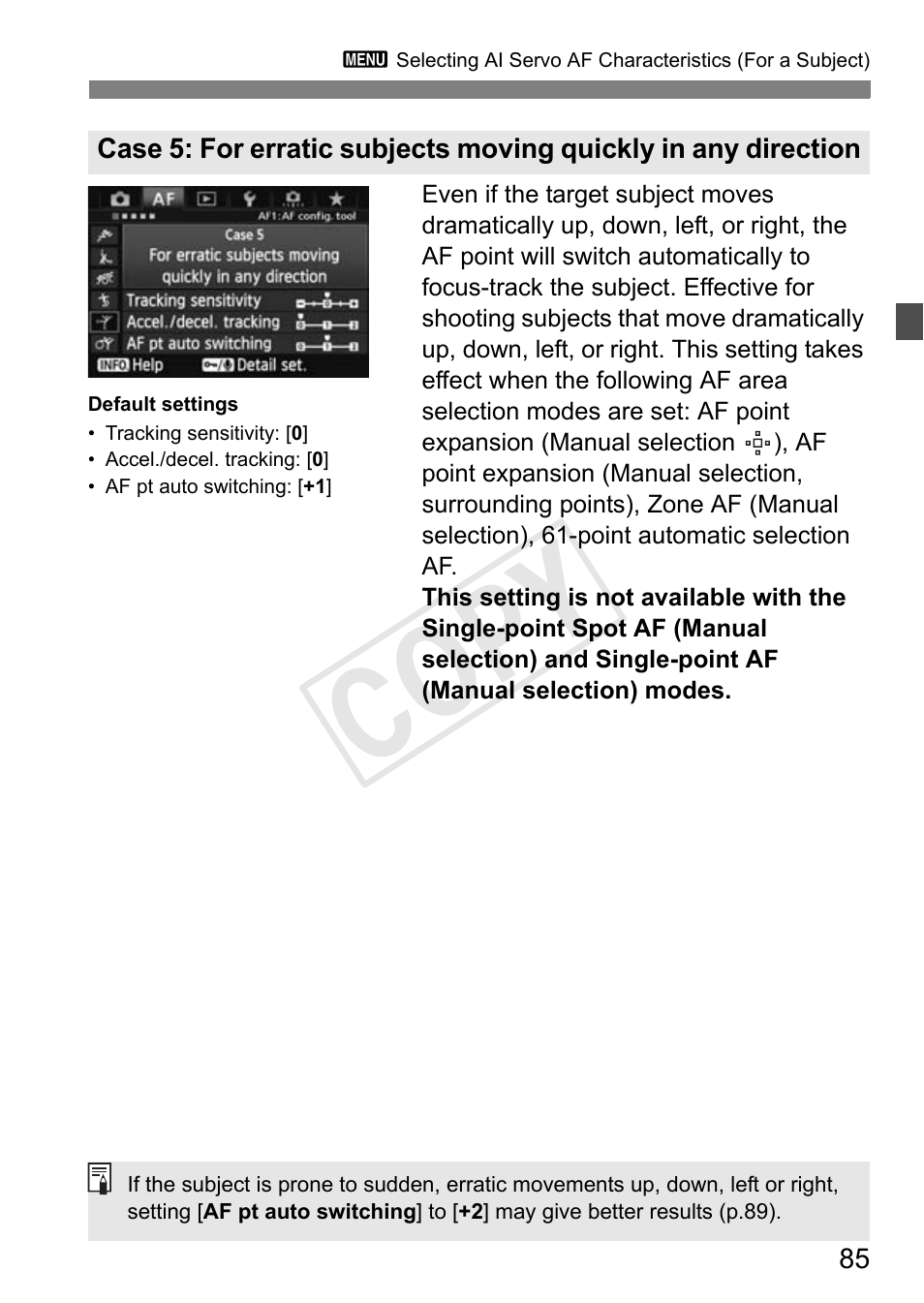 Cop y | Canon 1D X User Manual | Page 85 / 420