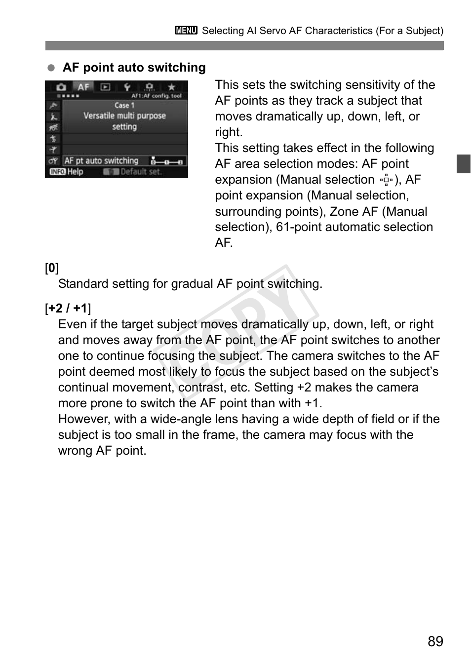 Cop y | Canon 1D X User Manual | Page 89 / 420