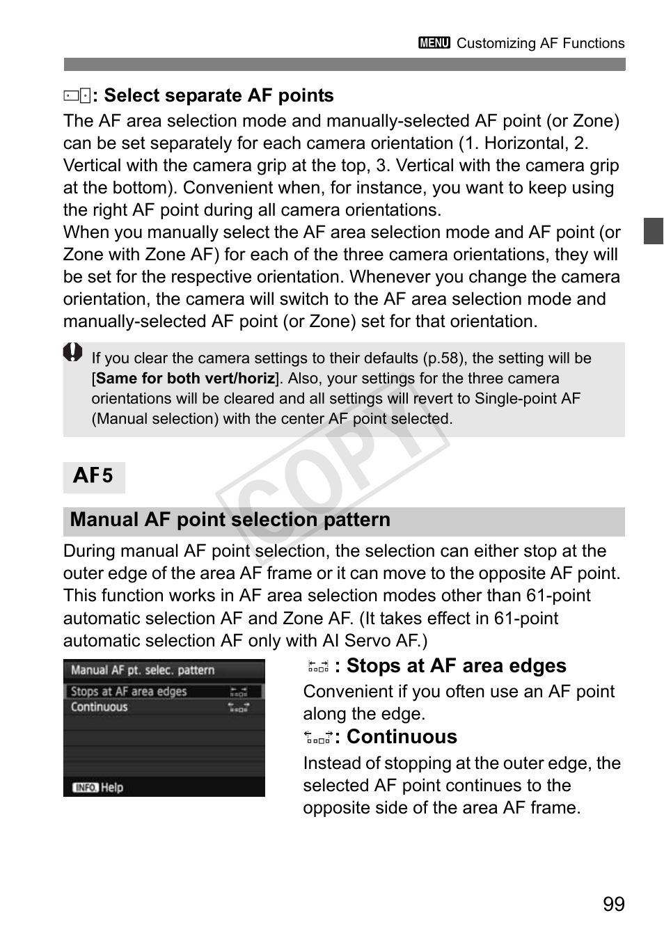 Cop y | Canon 1D X User Manual | Page 99 / 420